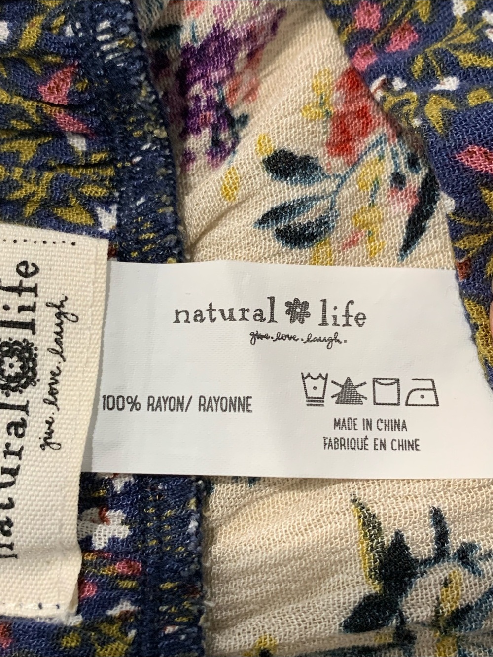 NATURAL LIFE Valentina Floral Boho Maxi Midi Skirt, Patchwork Paisley Prairie, S - Picture 10 of 10